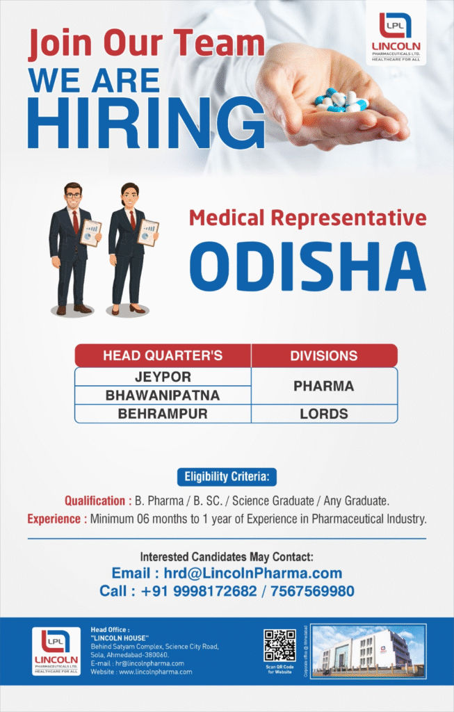 Lincoln Pharmaceuticals Ltd Hiring