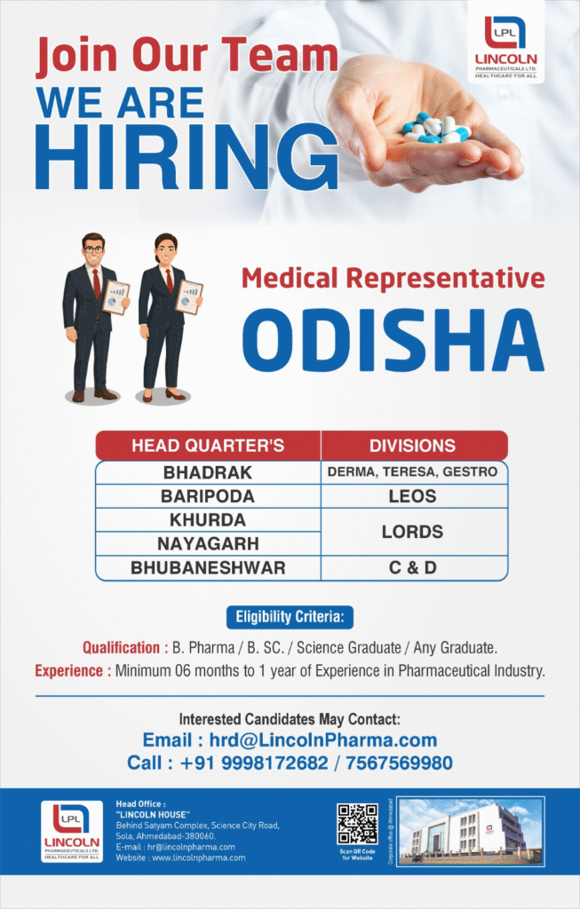 Lincoln Pharmaceuticals Ltd Hiring