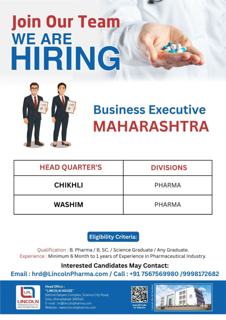 Lincoln Pharmaceuticals Walk-in Interview