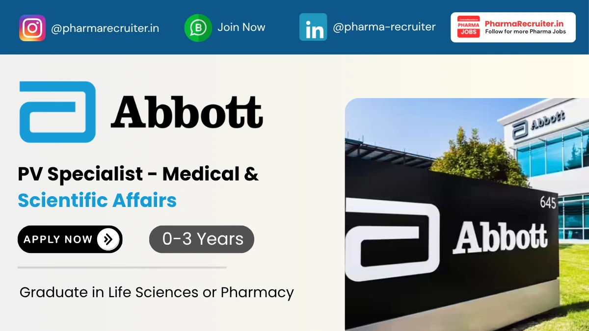Abbott Hiring Medical & Scientific Affairs