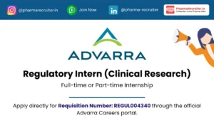 Advarra Hiring Regulatory Intern 2026