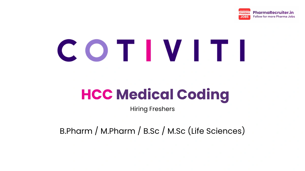 Cotiviti Walk-in Drive for Medical Coding Freshers Jobs