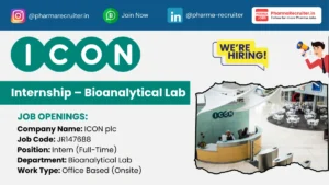 ICON Plc Hiring Intern – Bioanalytical Lab