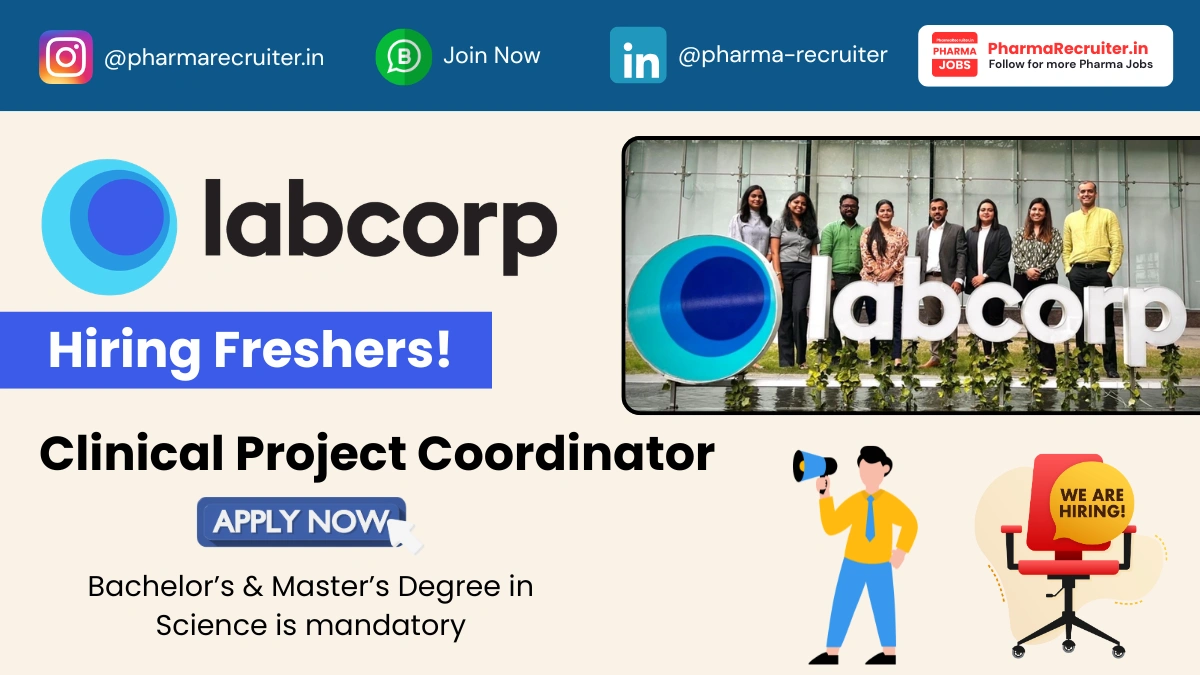 Labcorp Hiring Clinical Project Coordinator 2026