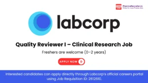 Labcorp Hiring Quality Reviewer I – Bengaluru