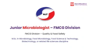 NeST Group Hiring Junior Microbiologist – FMCG Division