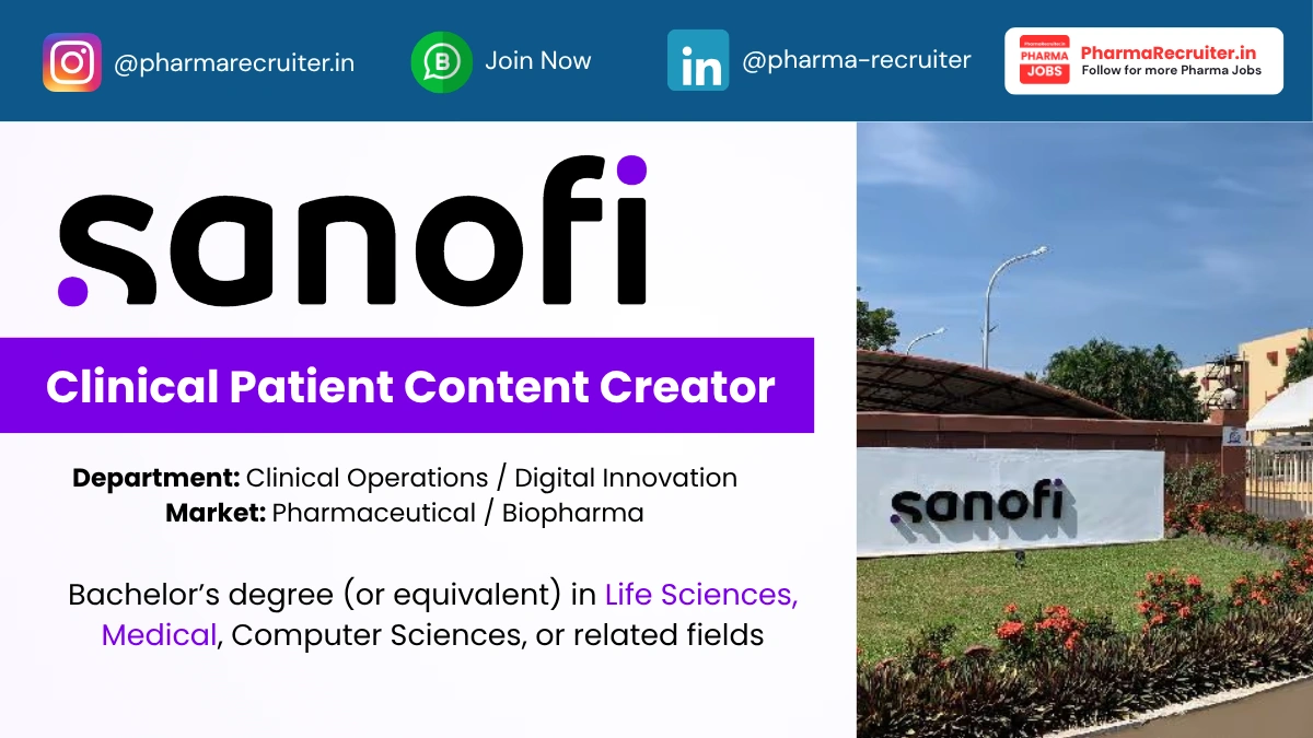 Sanofi Is Hiring
