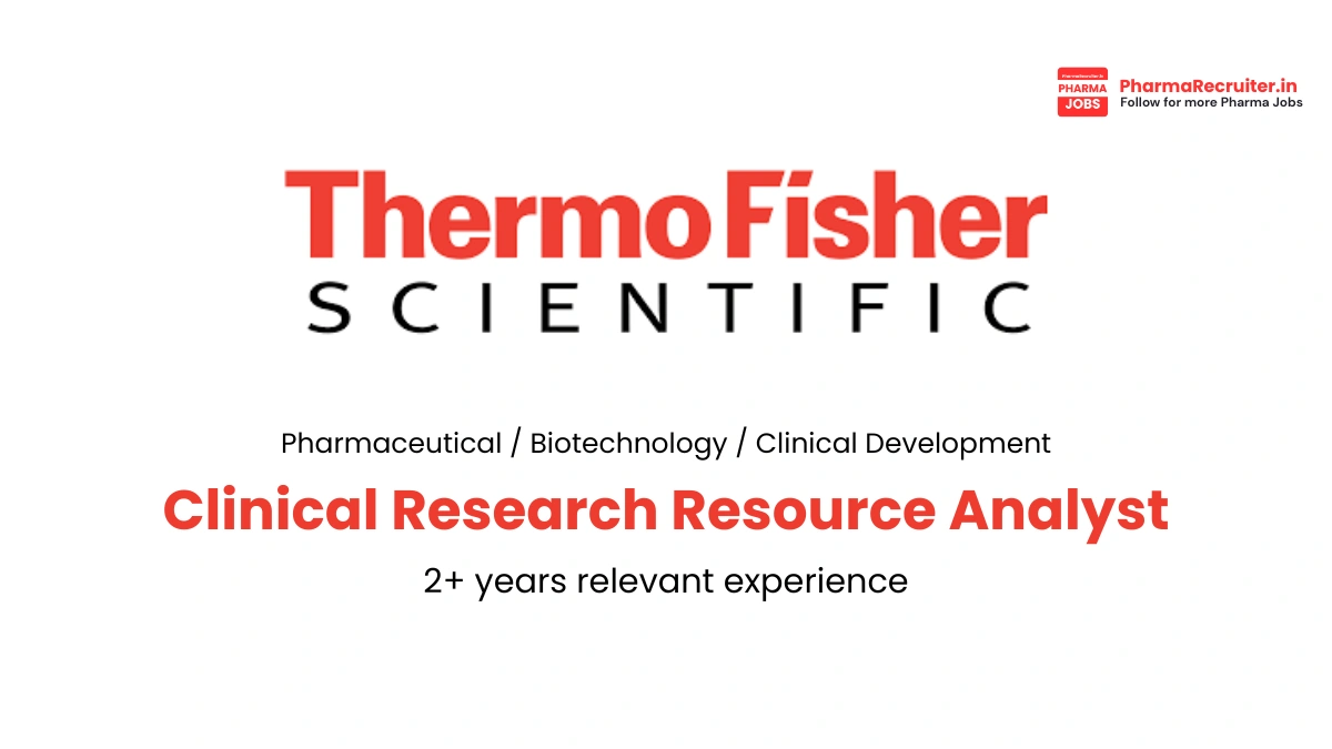 Thermo Fisher Scientific Resource Analyst Job in Mumbai – Pharma Jobs Opportunity (Fully Remote)