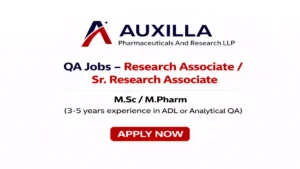 AUXILLA Pharmaceuticals And Research LLP