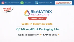 BioMatrix Healthcare Walk-in Interview 14 April 2026