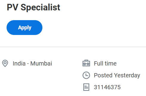 PV Specialist Job at Abbott – Pharmacovigilance Jobs in Mumbai