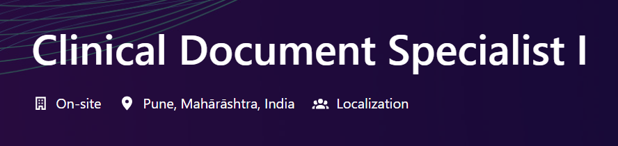 TransPerfect Hiring Clinical Document Specialist I