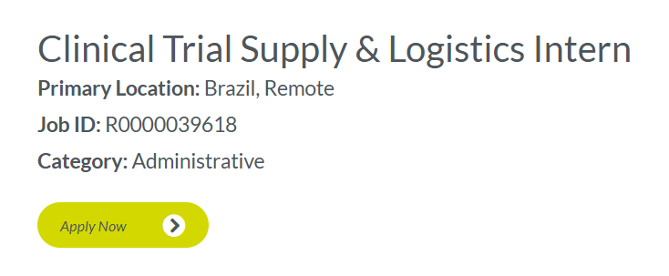 Parexel Hiring: Clinical Trial Supply & Logistics Intern in São Paulo, Brazil