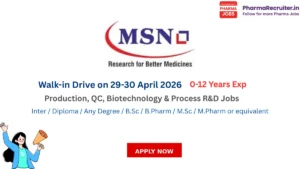 Production, QC, Biotechnology & Process R&D Jobs
