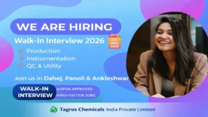 Tagros Chemicals Walk-in Interview 2026