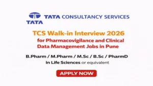TCS Walk-in Interview 19th April 2026