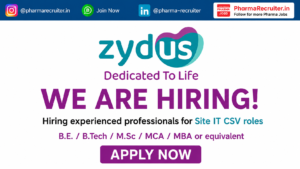 B.E. / B.Tech / M.Sc / MCA / MBA or equivalent