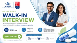 Alkem Laboratories Walk-in Interview for Production, QA & QC Jobs in Baddi on Sunday, 24th May 2026