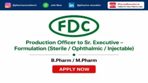 B.Pharm / M.Pharm