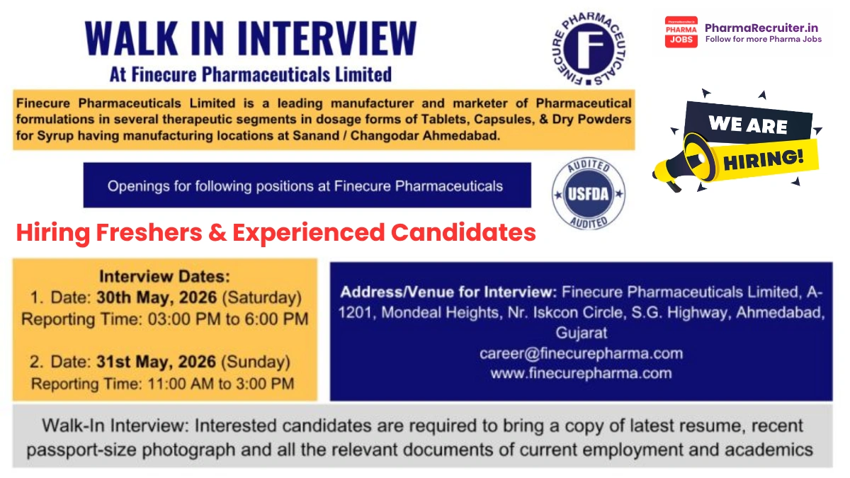 Finecure Pharmaceuticals Walk-in Drive