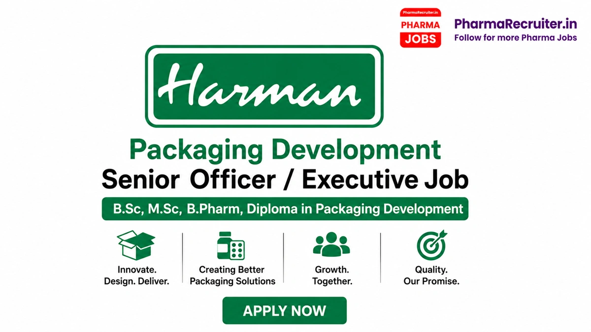B.Sc, M.Sc, B.Pharm, Diploma in Packaging Development