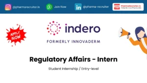 Indero Hiring Intern – Regulatory Affairs (Canada – Remote)
