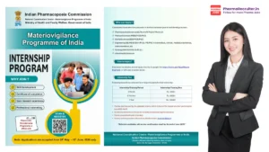 Indian Pharmacopoeia Commission (IPC) Materiovigilance Programme of India – Internship Program 2026