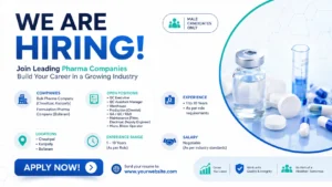 Bulk Pharma & Formulation Pharma Jobs in Hyderabad | QA, QC, Production & Warehouse Openings