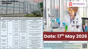 Macleods Pharmaceuticals Walk-in Interview for QC, QA, Production & Engineering Jobs at Vadodara 2026