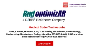 MBBS, B.Pharm, M.Pharm, B.Sc / M.Sc Nursing, Life Sciences, Biotechnology, Biochemistry, Microbiology, Zoology, Genetics, BPT, MPT, BAMS, BHMS and other allied health sciences (UG 2022-2026 passouts)