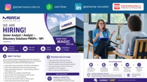 Merck Hiring Senior Analyst & Analyst - Discovery Solutions PMOps - NPI in Bangalore