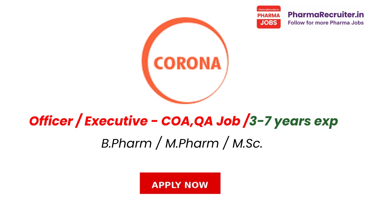 Officer / Executive - COA Job