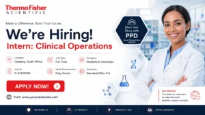 Intern Clinical Operations at Thermo Fisher Scientific | Internship Opportunity in South Africa