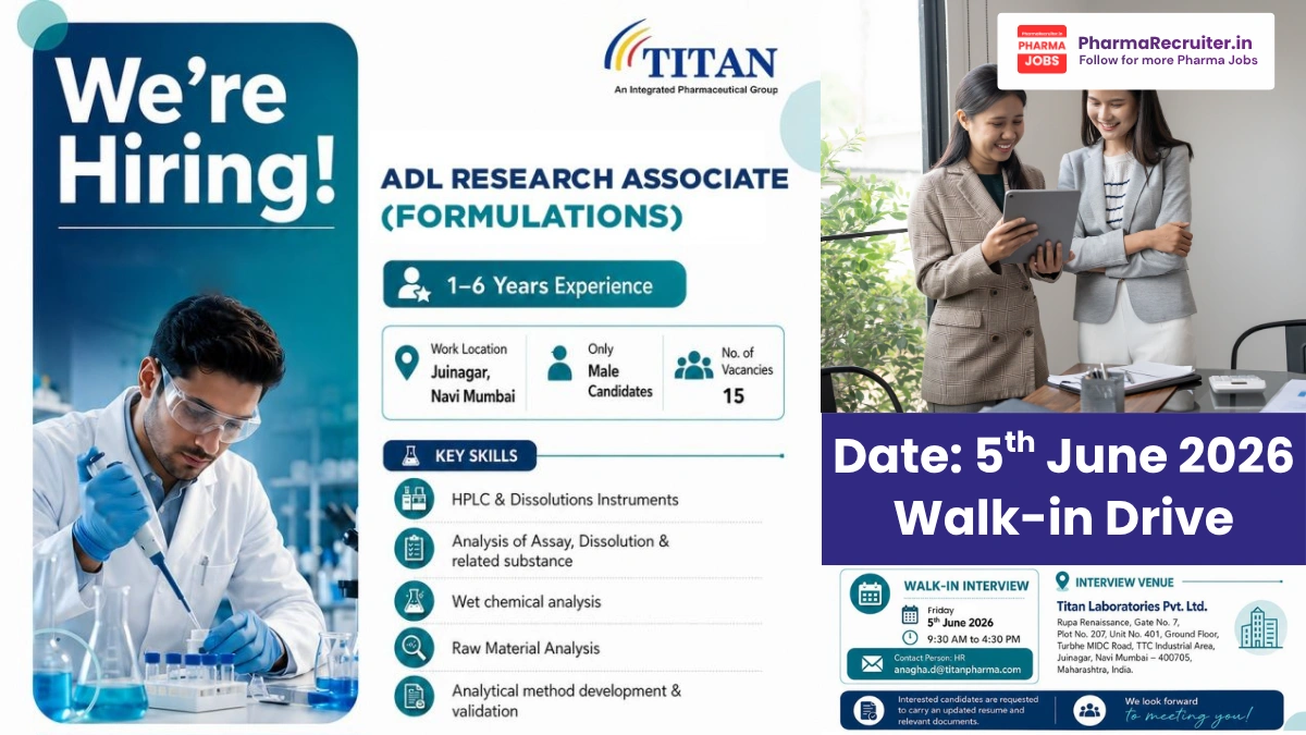 Titan Laboratories – Walk-in Interview