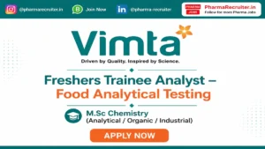 M.Sc Chemistry (Analytical / Organic / Industrial)
