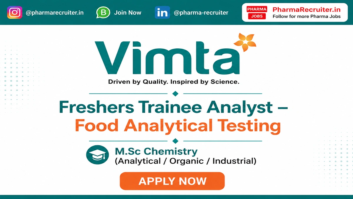 M.Sc Chemistry (Analytical / Organic / Industrial)