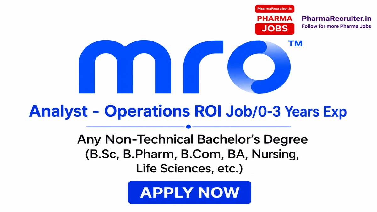 Any Non-Technical Bachelor’s Degree (B.Sc, B.Pharm, B.Com, BA, Nursing, Life Sciences, etc.)
