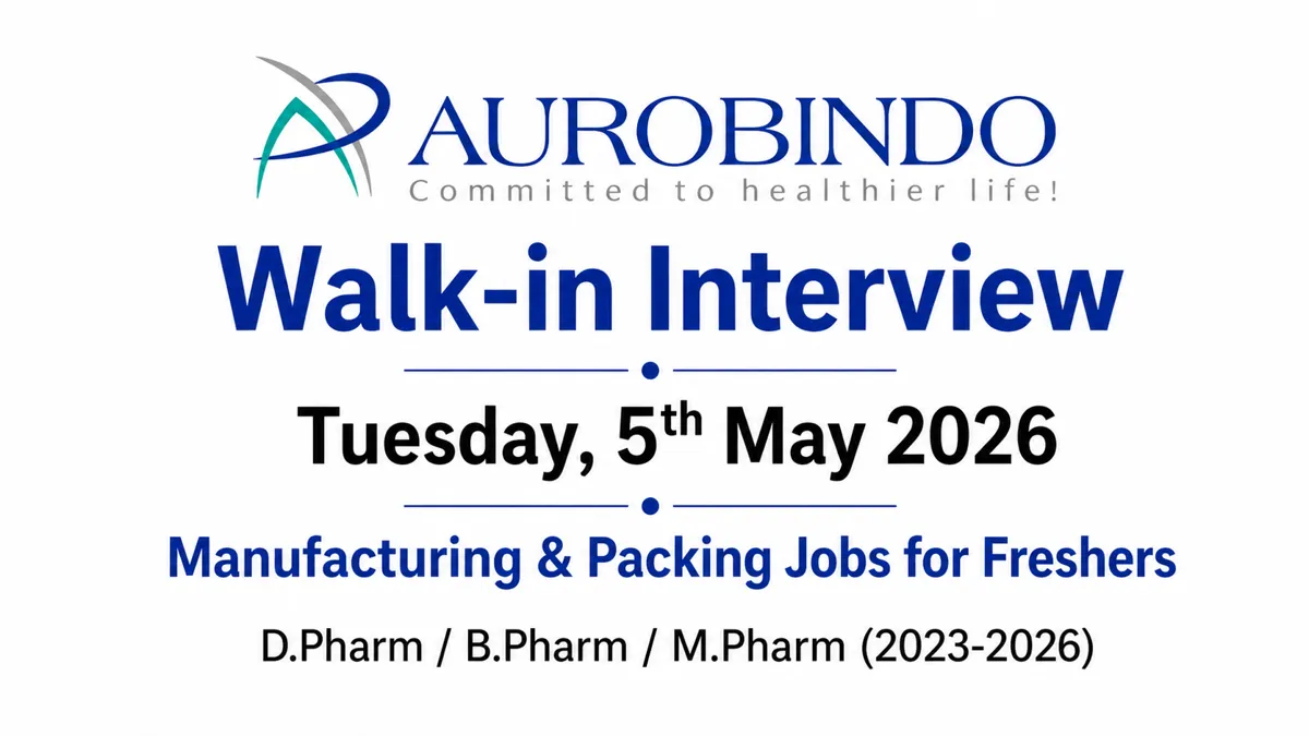 Manufacturing & Packing Jobs for Freshers