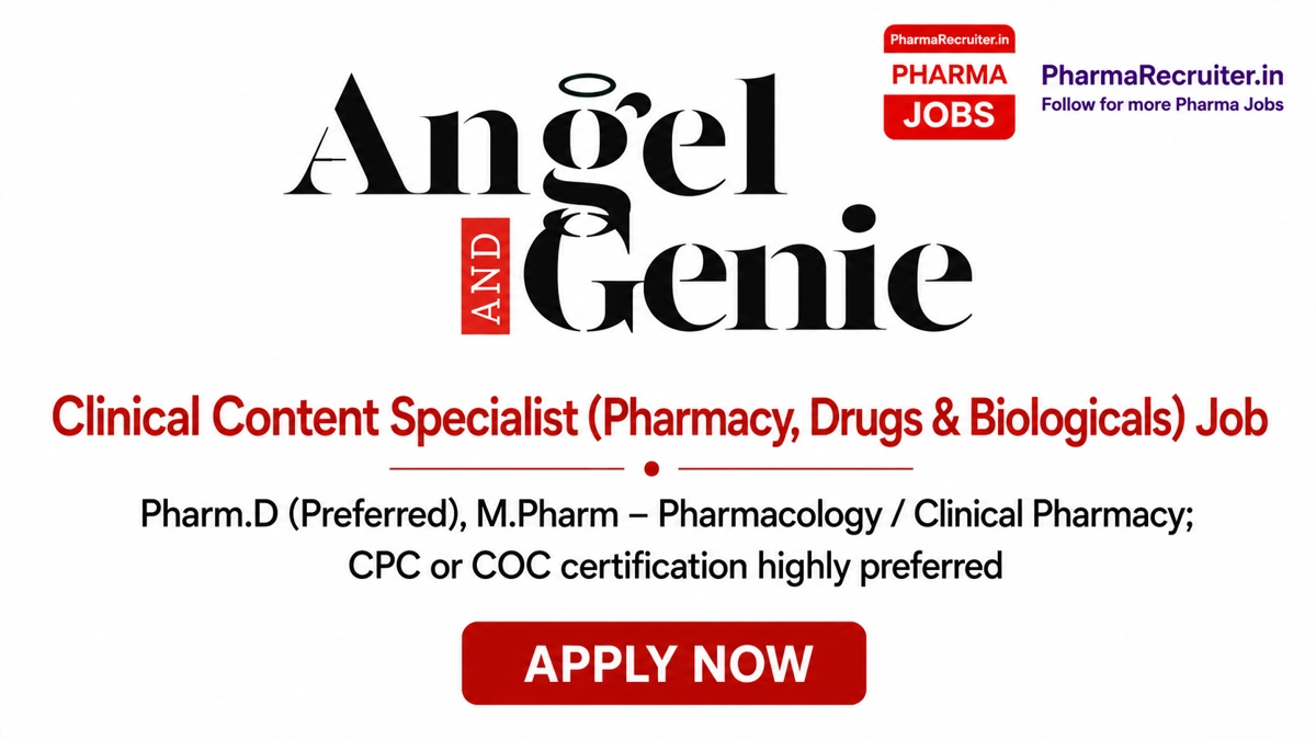 Pharm.D (Preferred), M.Pharm – Pharmacology / Clinical Pharmacy; CPC or COC certification highly preferred