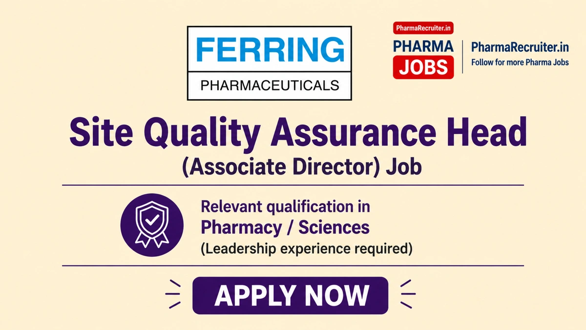 Relevant qualification in Pharmacy / Sciences (Leadership experience required)