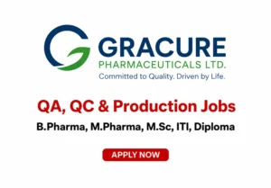 B.Pharma, M.Pharma, M.Sc, ITI, Diploma