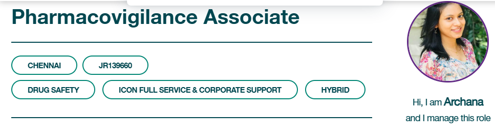 Apply for Pharmacovigilance Associate role in Chennai at ICON plc. This hybrid pharma job is ideal for professionals with 2+ years in PV case processing. 