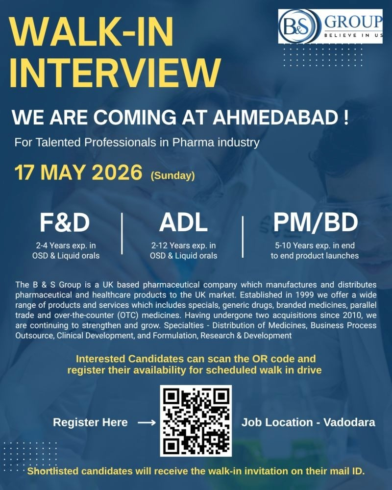 B&S Group is hiring talented professionals for its expanding operations in India.