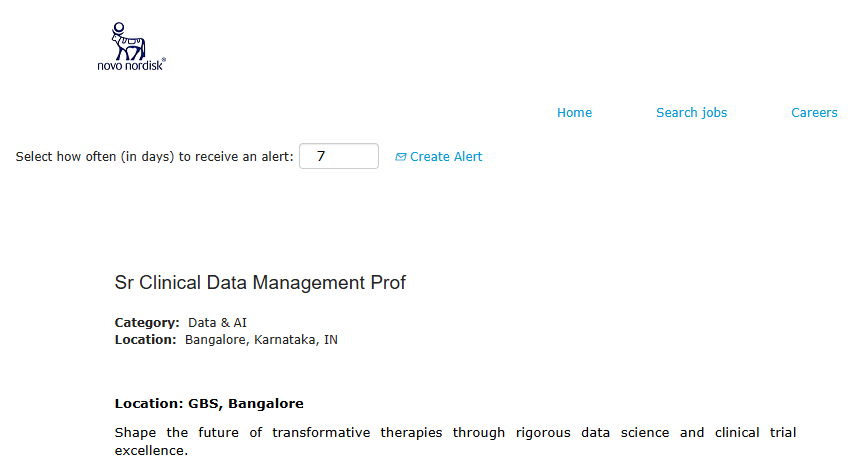 Novo Nordisk offers excellent growth opportunities with global exposure and leadership roles.