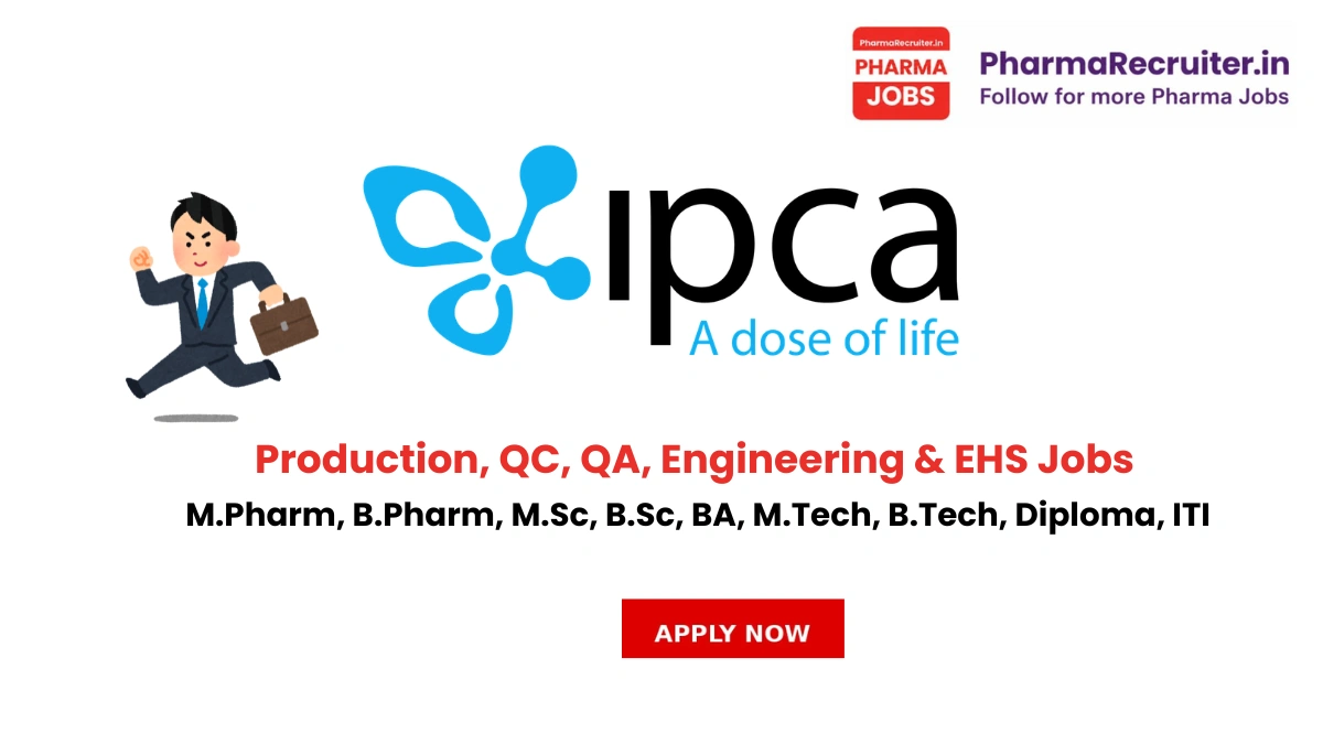M.Pharm, B.Pharm, M.Sc, B.Sc, BA, M.Tech, B.Tech, Diploma, ITI