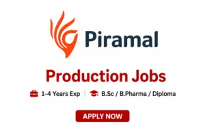 B.Sc / B.Pharma / Diploma