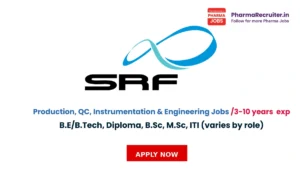 Production, QC, Instrumentation & Engineering Jobs