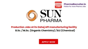 B.Sc. / M.Sc. (Organic Chemistry) / B.E (Chemical)