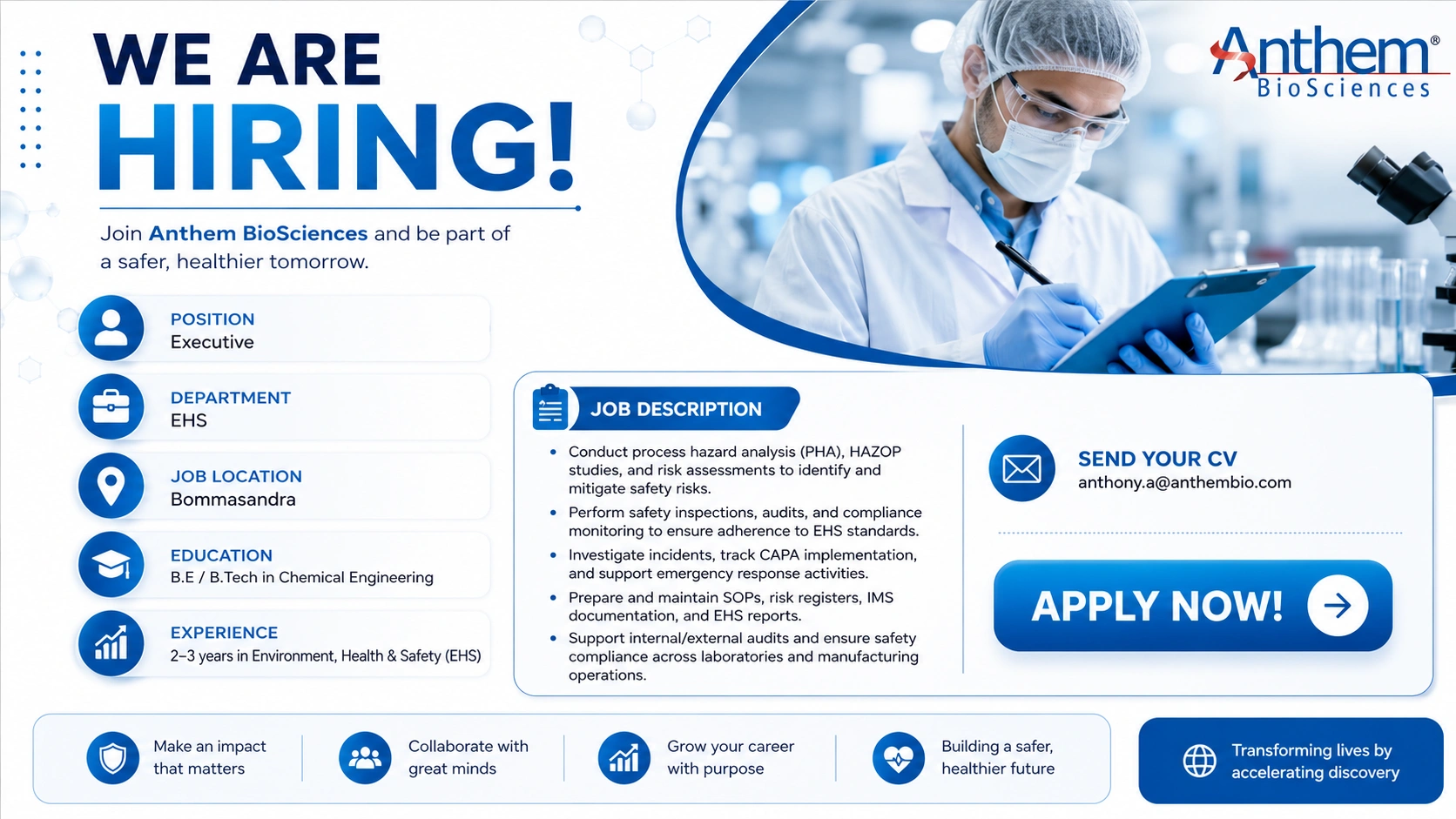 B.E / B.Tech in Chemical Engineering