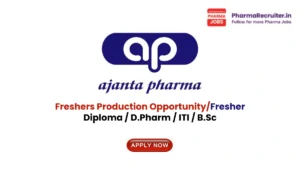 Diploma / D.Pharm / ITI / B.Sc